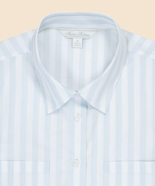 Brooks Brothers / ブルックス ブラザーズ シャツ・ブラウス | コットンポプリン リラックスフィット ダブルポケット ストライプシャツ | 詳細1