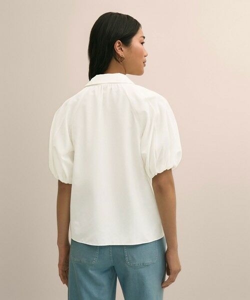 Brooks Brothers / ブルックス ブラザーズ シャツ・ブラウス | シルク/コットン バブルスリーブ ブラウス | 詳細3