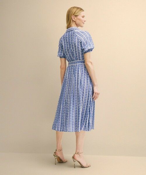 Brooks Brothers / ブルックス ブラザーズ ロング・マキシ丈ワンピース | レーヨン　エンブロイダリー　ショートスリーブシャツワンピース | 詳細3