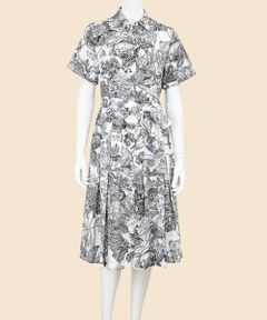 Brooks Brothers / ブルックス ブラザーズ ロング・マキシ丈ワンピース | コットン／リヨセル　フローラルプリント　ショートスリーブシャツワンピース