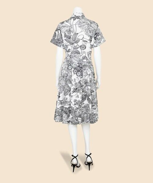 Brooks Brothers / ブルックス ブラザーズ ロング・マキシ丈ワンピース | コットン／リヨセル　フローラルプリント　ショートスリーブシャツワンピース | 詳細2