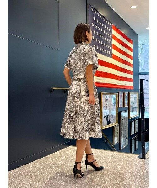 Brooks Brothers / ブルックス ブラザーズ ロング・マキシ丈ワンピース | コットン／リヨセル　フローラルプリント　ショートスリーブシャツワンピース | 詳細6