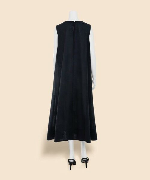 Brooks Brothers / ブルックス ブラザーズ ロング・マキシ丈ワンピース | コットンボイル リラックスフィット Vネック ノースリーブ ロングワンピース | 詳細4