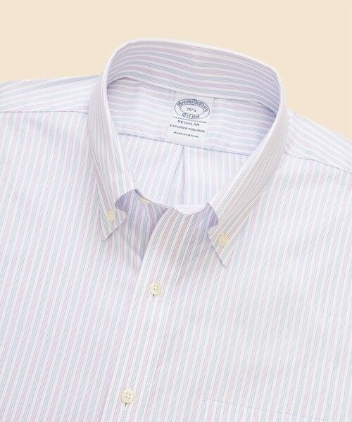 Brooks Brothers / ブルックス ブラザーズ シャツ・ブラウス | Brooks Brothers Explorer　ストライプ　ショートスリーブ　ドレスシャツ　Regular Fit | 詳細1