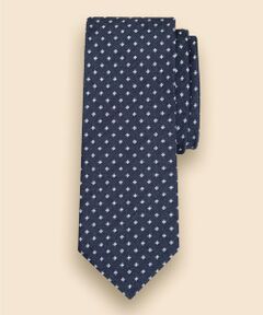 Brooks Brothers / ブルックス ブラザーズ ネクタイ | リネン／シルク　メランジ　スモールフラワーモチーフタイ