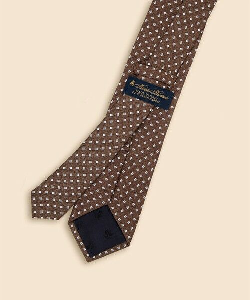Brooks Brothers / ブルックス ブラザーズ ネクタイ | リネン／シルク　メランジ　スモールフラワーモチーフタイ | 詳細1