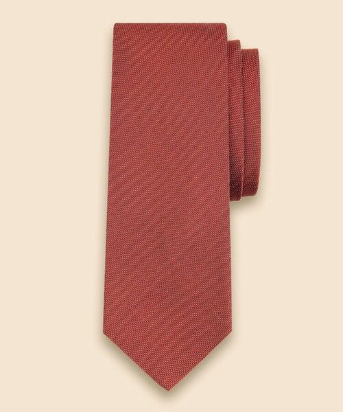 Brooks Brothers / ブルックス ブラザーズ ネクタイ | コットン／シルク　マイクロドットタイ（レッド）
