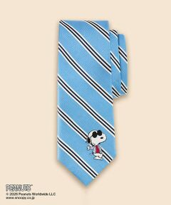 Brooks Brothers / ブルックス ブラザーズ ネクタイ | Brooks Brothers × PEANUTS　シルク　スヌーピー＆ウッドストック　ミニ＃BB1ストライプ　レップタイ