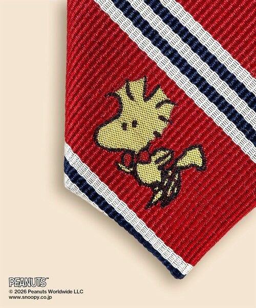 Brooks Brothers / ブルックス ブラザーズ ネクタイ | Brooks Brothers × PEANUTS　シルク　スヌーピー＆ウッドストック　ミニ＃BB1ストライプ　レップタイ | 詳細6