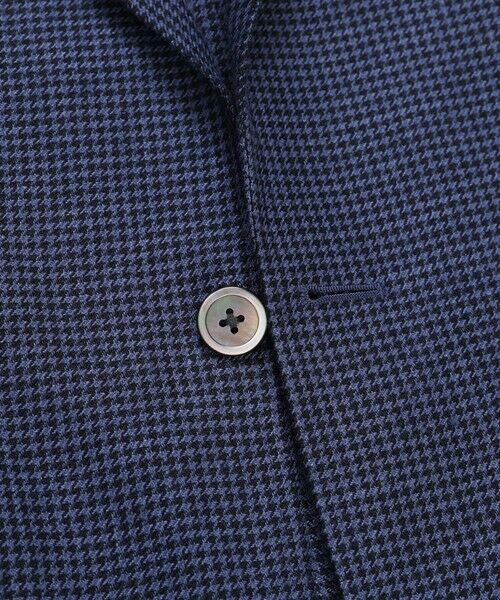 Brooks Brothers / ブルックス ブラザーズ テーラードジャケット | アイリッシュリネン　ハウンドトゥース　シングル２釦アンコンジャケット　Classic | 詳細3