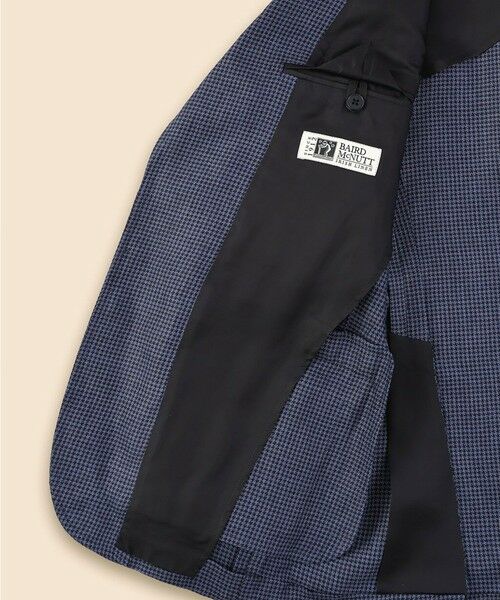 Brooks Brothers / ブルックス ブラザーズ テーラードジャケット | アイリッシュリネン　ハウンドトゥース　シングル２釦アンコンジャケット　Classic | 詳細4