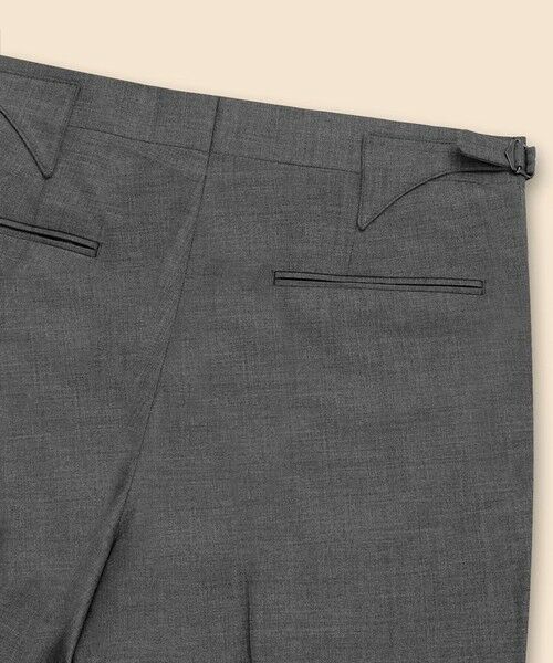 Brooks Brothers / ブルックス ブラザーズ スラックス・ドレスパンツ | トロピカルウール　サイドアジャスター　プリーテッドトラウザーズ | 詳細1