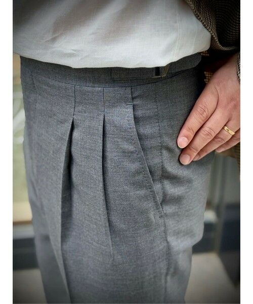 Brooks Brothers / ブルックス ブラザーズ スラックス・ドレスパンツ | トロピカルウール　サイドアジャスター　プリーテッドトラウザーズ | 詳細5