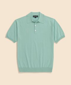 Brooks Brothers / ブルックス ブラザーズ ニット・セーター | コットン　ハイゲージ　ショートスリーブ　ポロセーター