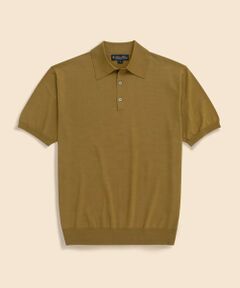 Brooks Brothers / ブルックス ブラザーズ ニット・セーター | コットン　ハイゲージ　ショートスリーブ　ポロセーター