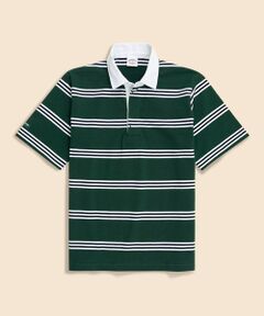 Brooks Brothers / ブルックス ブラザーズ ポロシャツ | Brooks Brothers × BARBARIAN　コットン　ライトウェイト　ラグビーシャツ