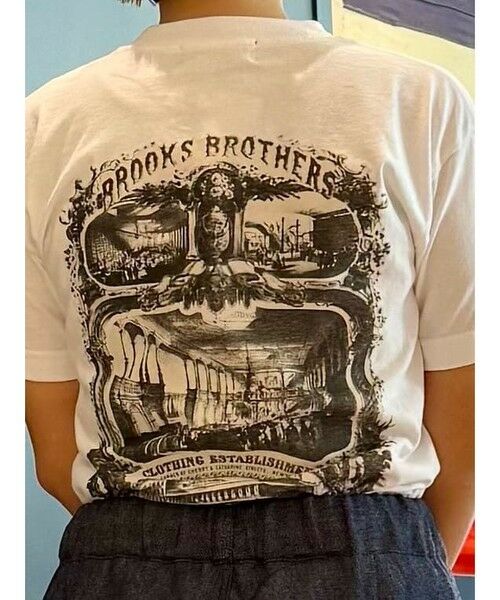 Brooks Brothers / ブルックス ブラザーズ Tシャツ | コットン アーカイブプリント Tシャツ Made in USA | 詳細5