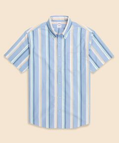 Brooks Brothers / ブルックス ブラザーズ シャツ・ブラウス | コットンポプリン　ストライプ　ショートスリーブ　フライデーシャツ