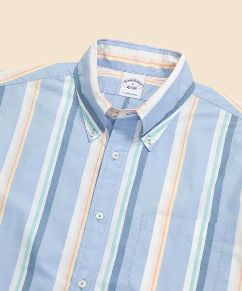 Brooks Brothers / ブルックス ブラザーズ シャツ・ブラウス | コットンポプリン ストライプ ショートスリーブ フライデーシャツ | 詳細1