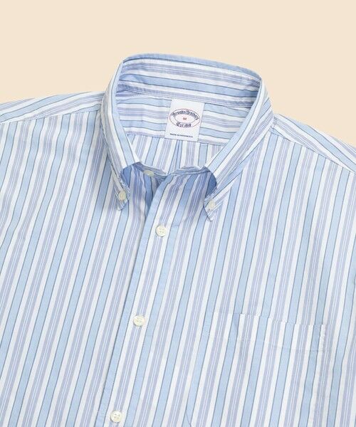 Brooks Brothers / ブルックス ブラザーズ シャツ・ブラウス | コットンポプリン ストライプ ショートスリーブ フライデーシャツ | 詳細3