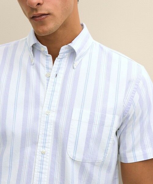 Brooks Brothers / ブルックス ブラザーズ シャツ・ブラウス | コットン　オックスフォード　ストライプ　ショートスリーブ　フライデーシャツ | 詳細6