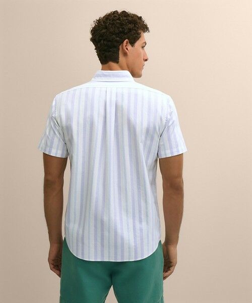 Brooks Brothers / ブルックス ブラザーズ シャツ・ブラウス | コットン　オックスフォード　ストライプ　ショートスリーブ　フライデーシャツ | 詳細7