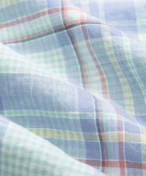 Brooks Brothers / ブルックス ブラザーズ シャツ・ブラウス | アイリッシュリネン　シーズナルパターン　ショートスリーブ　スポーツシャツ　Regular Fit | 詳細4