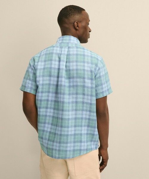 Brooks Brothers / ブルックス ブラザーズ シャツ・ブラウス | アイリッシュリネン　シーズナルパターン　ショートスリーブ　スポーツシャツ　Regular Fit | 詳細6