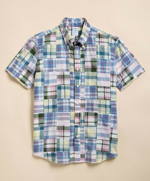 Brooks Brothers / ブルックス ブラザーズ シャツ・ブラウス | コットン　マドラスパッチワーク　ショートスリーブ　カジュアルシャツ　Regular Fit | 詳細3