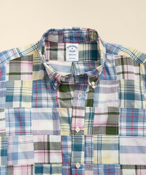 Brooks Brothers / ブルックス ブラザーズ シャツ・ブラウス | コットン　マドラスパッチワーク　ショートスリーブ　カジュアルシャツ　Regular Fit | 詳細4