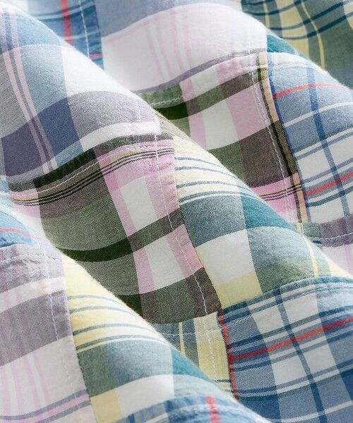 Brooks Brothers / ブルックス ブラザーズ シャツ・ブラウス | コットン　マドラスパッチワーク　ショートスリーブ　カジュアルシャツ　Regular Fit | 詳細5