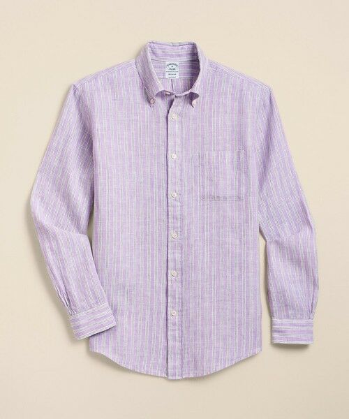 Brooks Brothers / ブルックス ブラザーズ シャツ・ブラウス | アイリッシュリネン　シーズナルパターン　カジュアルシャツ　Regular Fit | 詳細19