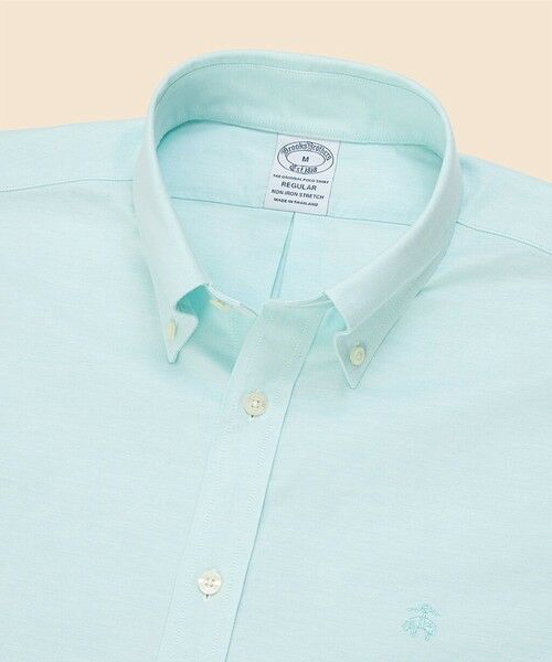 Brooks Brothers / ブルックス ブラザーズ シャツ・ブラウス | ストレッチオックスフォード　GFロゴ　シーズナルカラー　ショートスリーブカジュアルシャツ　Regular Fit | 詳細1