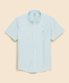 Brooks Brothers / ブルックス ブラザーズ シャツ・ブラウス | ストレッチオックスフォード　GFロゴ　シーズナルパターン　ショートスリーブカジュアルシャツ　Regular Fit