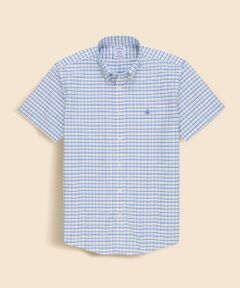 Brooks Brothers / ブルックス ブラザーズ シャツ・ブラウス | ストレッチオックスフォード　GFロゴ　シーズナルパターン　ショートスリーブカジュアルシャツ　Regular Fit