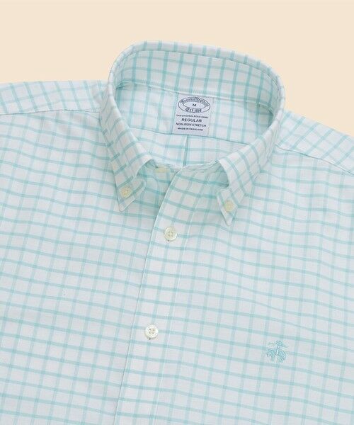 Brooks Brothers / ブルックス ブラザーズ シャツ・ブラウス | ストレッチオックスフォード　GFロゴ　シーズナルパターン　ショートスリーブカジュアルシャツ　Regular Fit | 詳細1