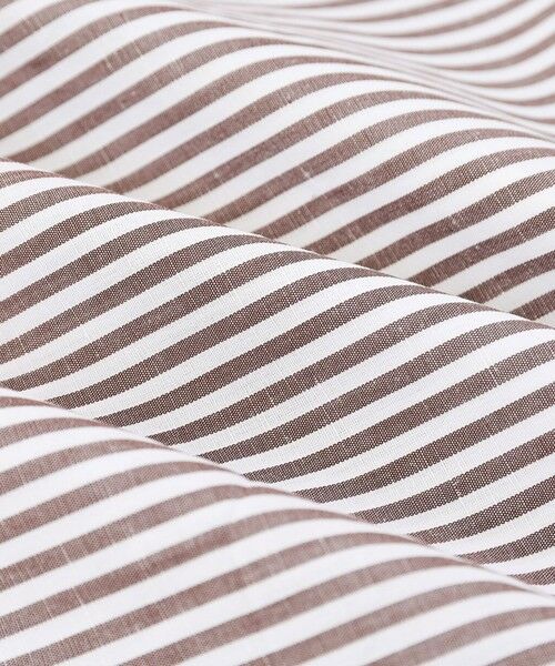 Brooks Brothers / ブルックス ブラザーズ シャツ・ブラウス | コットン／リネン　GFロゴ　ストライプ　ショートスリーブ　プルオーバーシャツ | 詳細2