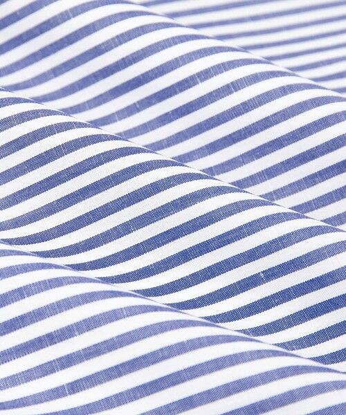 Brooks Brothers / ブルックス ブラザーズ シャツ・ブラウス | コットン／リネン　GFロゴ　ストライプ　ショートスリーブ　プルオーバーシャツ | 詳細4
