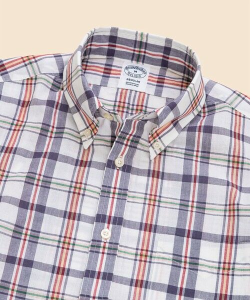 Brooks Brothers / ブルックス ブラザーズ シャツ・ブラウス | コットン　マドラスチェック　ショートスリーブ　カジュアルシャツ　Regular Fit | 詳細1