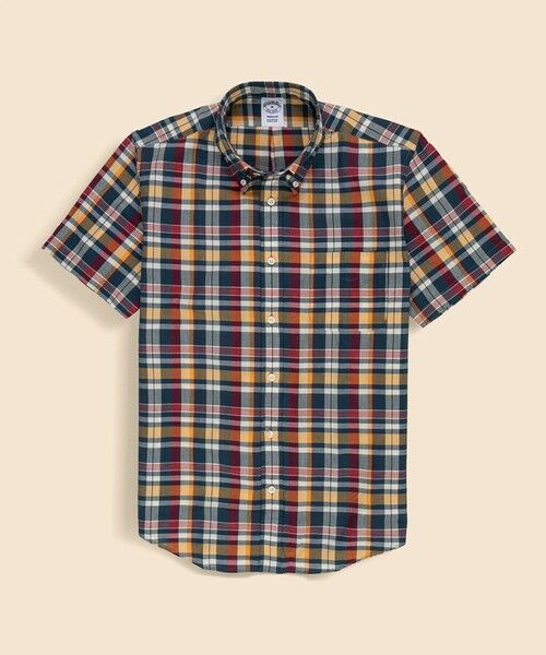 Brooks Brothers / ブルックス ブラザーズ シャツ・ブラウス | コットン　マドラスチェック　ショートスリーブ　カジュアルシャツ　Regular Fit（マルチ）