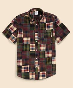 Brooks Brothers / ブルックス ブラザーズ シャツ・ブラウス | コットン　マドラスパッチワーク　ショートスリーブ　カジュアルシャツ　Regular Fit