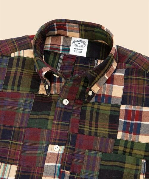 Brooks Brothers / ブルックス ブラザーズ シャツ・ブラウス | コットン　マドラスパッチワーク　ショートスリーブ　カジュアルシャツ　Regular Fit | 詳細1