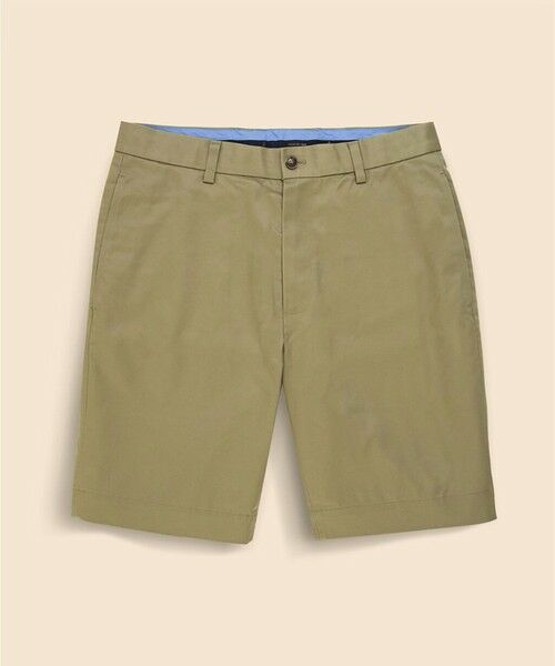 Brooks Brothers / ブルックス ブラザーズ その他パンツ | ストレッチコットン　ライトウエイトアドバンテージチノ　シーズナルカラー　プレーンフロント　9inショーツ（オリーブ）
