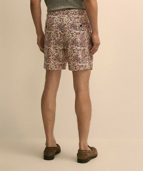 Brooks Brothers / ブルックス ブラザーズ その他パンツ | コットン　ブロックプリントパターン　ペイズリー　7inショーツ | 詳細1