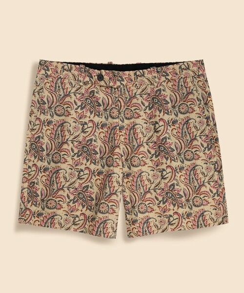 Brooks Brothers / ブルックス ブラザーズ その他パンツ | コットン　ブロックプリントパターン　ペイズリー　7inショーツ | 詳細4
