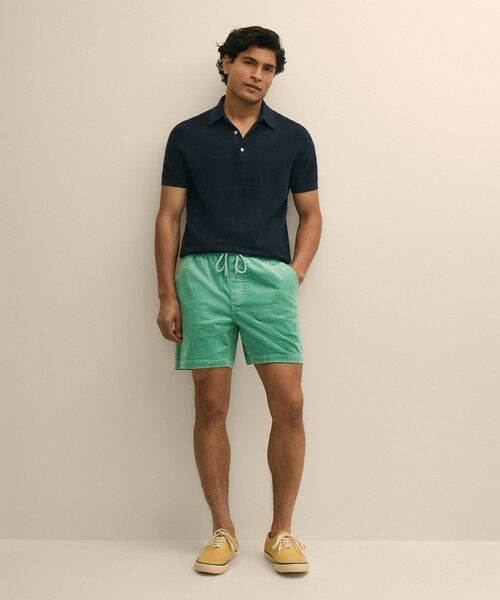 Brooks Brothers / ブルックス ブラザーズ その他パンツ | ストレッチコットン　8-Wale　サマーコーデュロイ　GFロゴ　6inショーツ | 詳細2