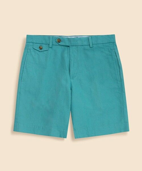 Brooks Brothers / ブルックス ブラザーズ その他パンツ | リネン/コットン　プレーンフロント　9inショーツ | 詳細4
