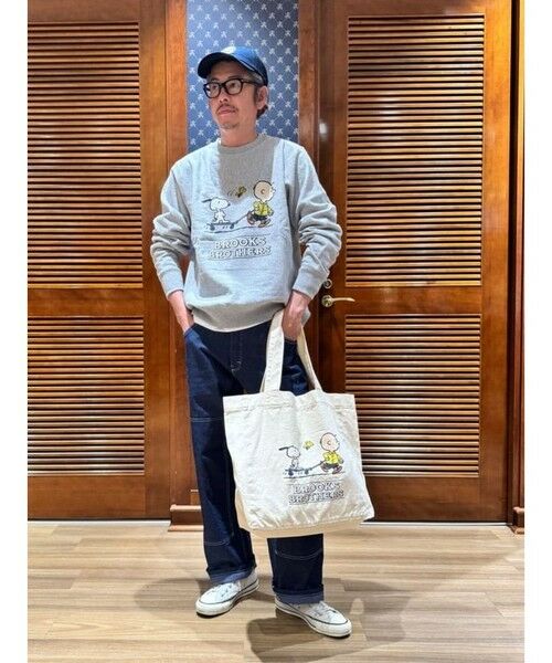 Brooks Brothers / ブルックス ブラザーズ キャップ | Brooks Brothers × PEANUTS　コットンツイル　スヌーピーエンブレム　ベースボールキャップ | 詳細7