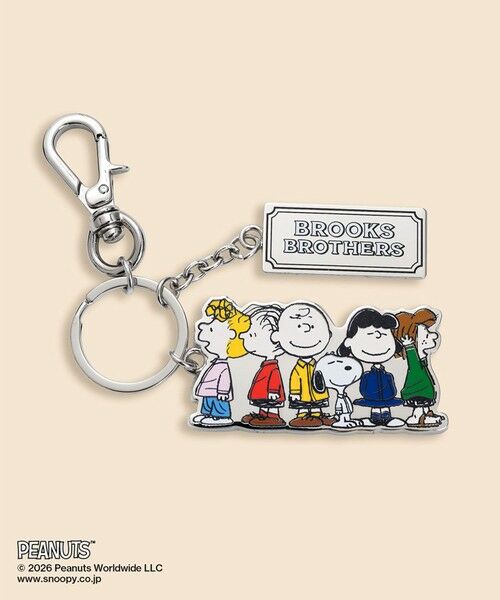 Brooks Brothers / ブルックス ブラザーズ キーホルダー・ストラップ | Brooks Brothers × PEANUTS　ピーナッツ・ギャング　キーフォブ（シルバー）