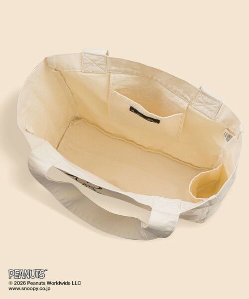 Brooks Brothers / ブルックス ブラザーズ トートバッグ | Brooks Brothers × PEANUTS　コットンキャンバス　スヌーピー＆チャーリー・ブラウンプリント　トートバッグ | 詳細1